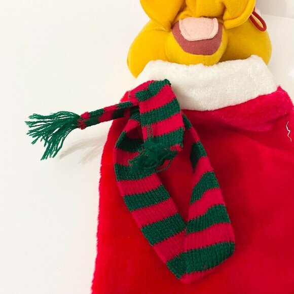 Vintage 3D Looney Tunes Daffy Duck Plush Christmas Stocking - Picture 14 of 16